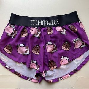 Chicken legs choccy cows split shorts